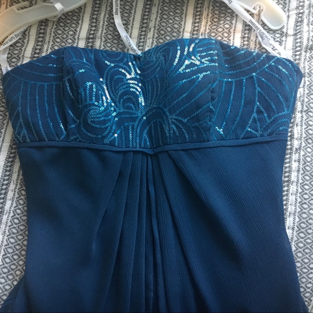 David’s Bridal Sequin & Chiffon Dresses